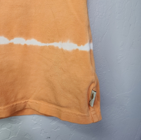 Bob Timberlake Orange Tie Dye Embroidered Stitch Tank Size Medium - Picture 6 of 7